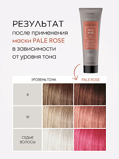 Тонирующая маска Lakme Teknia Pale rose, арт. 44082, цвет- нежно- розовый, 250 мл