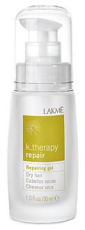 Гель восстанавливающий для сухих волос Lakme k.therapy Repairing Gel Dry Hair, арт. 43432, 30 мл.