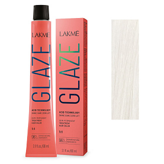 Краска для волос Lakme Glaze  Clear, полуперманентная, без аммиака, чистый , 60 мл