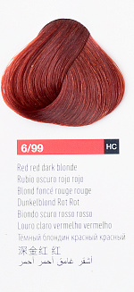 Краска для волос Lakme Chroma 6/99, тёмный блондин красный насыщенный, безаммиачная, перманентная, 60 мл