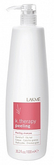 Шампунь против перхоти для жирных волос PEELING SHAMPOO DANDRUFF OILY HAIR, LAKME, 1000 мл.