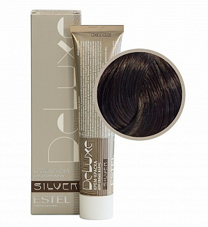 Estel Professional 4/56 крем-краска  Deluxe silver, шатен красно-фиолетовый 60 мл