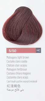 Краска для волос Lakme Chroma 5/50, светлый шатен махагоновый, безаммиачная, перманентная, 60 мл