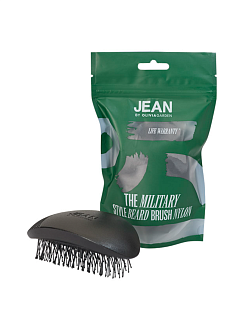 Щетка для бороды с нейлоновыми зубцами Olivia Garden Jean ID2203, черная