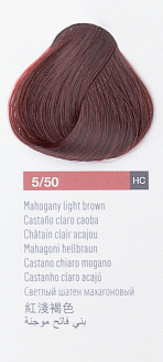 Краска для волос Lakme Chroma 5/50, светлый шатен махагоновый, безаммиачная, перманентная, 60 мл