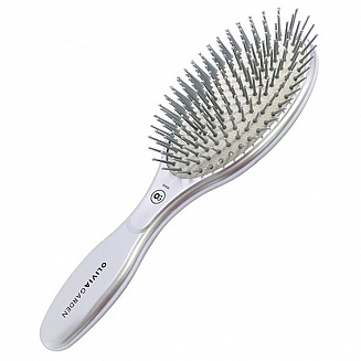 Щётка для укладки волос EXPERT CARE OVAL Nylon Bristles Silver