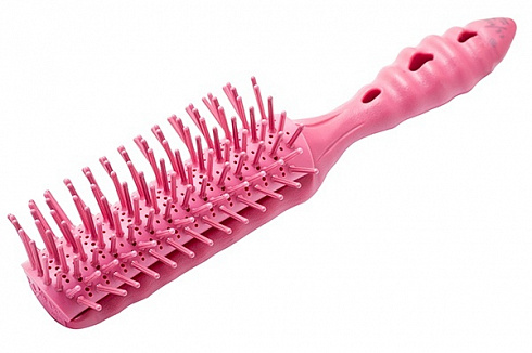 Щётка для укладки волос Y.s.park LAP32 pink Dragon Air Vent Styler, розовая, 9- тирядка