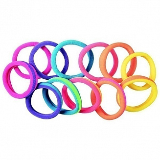 Резинки цветные , 16 шт