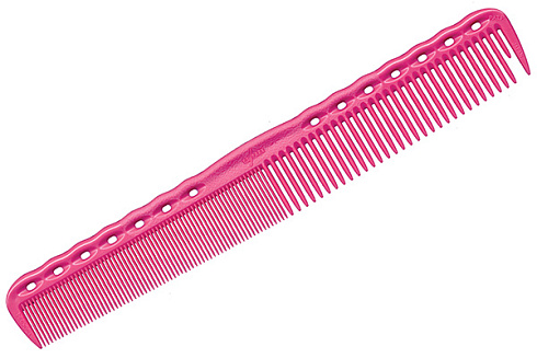 Расчёска для стрижки волос  Y.s Park 334 pink , универсальная, 18.5 см, розовая