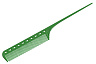 Расческа Y.S.Park 101 green, с хвостиком, гибкая, термостойкая, зеленая, 21 см