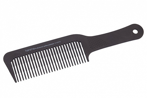 Расческа для стрижки под машинку (карбон) Harizma