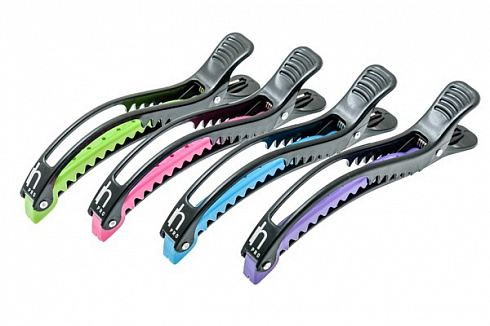 Зажим для волос Super Strong, 4 штуки Harizma