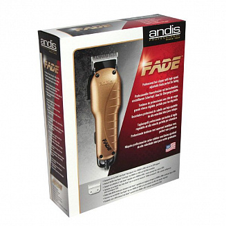 Вибрационная машинка для стрижки волос US-1 Fade Adjustable Blade Clipper gold, Andis