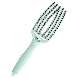 Щетка для волос Olivia Garden Fingerbrush BoarNylon Arctic Teal ID1862