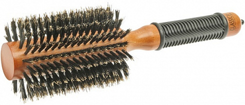 Брашинг для укладки волос натуральная щетина, 70 мм SIBEL