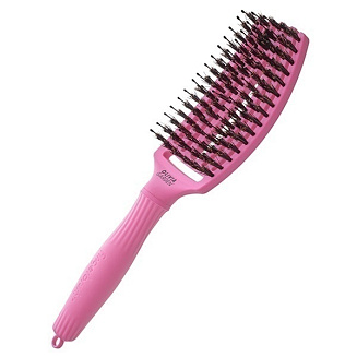 Щетка для волос Olivia Garden Fingerbrush BoarNylon_2024 Bubble Pink ID1844