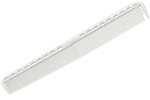 Расчёска для стрижки Y.s.park 335 white, белая, длина- 21.5 см