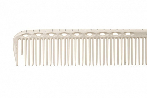 Расческа Y.s.park G35 White, для стрижки, деления на обе стороны, белая, длина 21.5 см