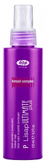 Термо-спрей для укладки волос с эффектом выпрямления P-LISAP ULTIMATE PLUS STRAIGHT FLUID, 125 мл
