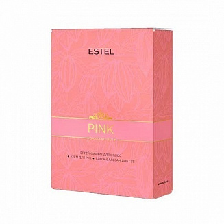 Estel Professional ch/pcb набор  chocolatier pink chocolate bar (спрей-блеск, бальзам для губ клубничный, крем клубничный) 450 мл