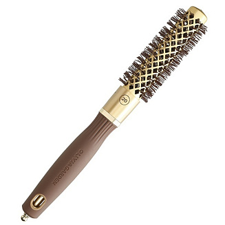 Термобрашинг  керамика + ион Olivia Garden Expert Blowout Shine Wavy Bristles GoldBrown ID2047/OGBNT18, 20 мм