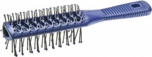 Щётка для укладки волос тунельная голубая, Comair