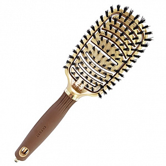 Щётка для укладки волос EXPERT CARE FLEX Boar Bristles GoldBrown
