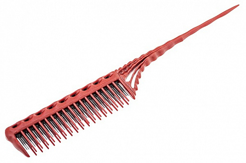 Расчёска для начёса красная, Y.S.Park