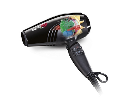 Фен Babyliss Pro Rapido BAB7000IE , бесколлекторный мотор, мощность-2200 Вт