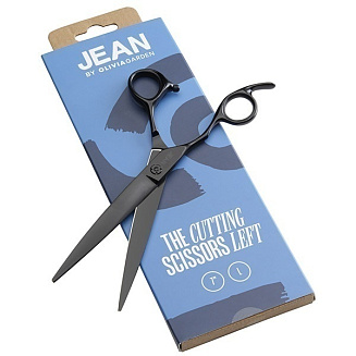 Ножницы для стрижки волос Olivia Garden Jean ID2190 , для левшей, черные, длина полотна- 7,0