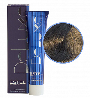 Estel Professional 6/1 краска-уход  Deluxe, темно-русый пепельный 60 мл