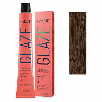 Краска для волос Lakme Glaze 6/61 WalnutWood, полуперманентная, без аммиака, грецкий орех, 60 мл