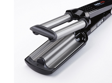 Плойка тройная BaByliss Pro с терморегуляцией титан + турмалин для создания волн