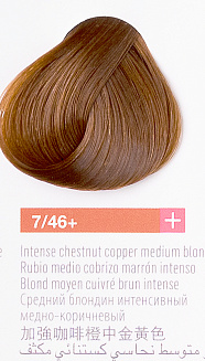 Краска для волос Lakme Collage new 7/46, средний блондин  медно-коричневый, 60 мл