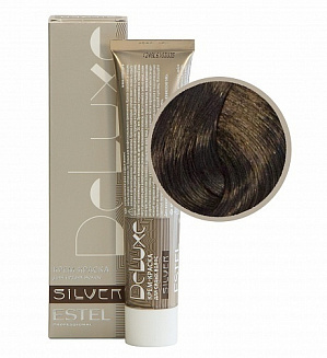 Estel Professional 6/0 крем-краска  Deluxe silver, темно-русый 60 мл