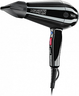 Фен Wahl Turbo Booster Ergolight 3400, мощность 2400Вт, 6 режимов, антистатический эффект