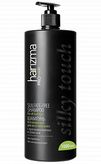Шампунь harizma prohair бессульфатный для всех типов волос Silky Touch с дозатором 1000 мл
