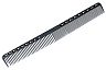 Расчёска для стрижки Y.s.park 331 carbon, черная, супердлинная карбон, 23 см