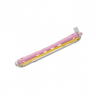 Коклюшки harizma для химзавивки длинные желто-розовые, 12 шт/уп