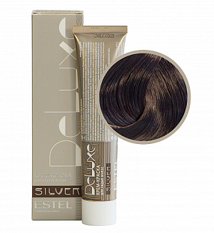 Estel Professional 5/76 крем-краска  Deluxe silver, светлый шатен коричнево-фиолетовый 60 мл