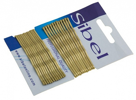 Невидимки белые 70 мм 24 шт SIBEL