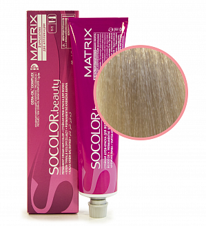 Краска для волос Matrix Socolor Beauty 11N очень светлый блондин натуральный, перманентная, 90 мл