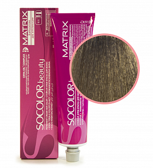 Краска для волос Matrix Socolor Beauty 9a, светлый блондин пепельный, перманентная, 90 мл