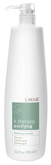 Шампунь восстанавливающий баланс Lakme Balancing Shampoo Oily Hair, для жирных волос  , арт.43213, 1000 мл