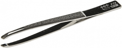Пинцет скошенный узкий 8 см