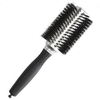 Брашинг для укладки волос нат щетина ESSENTIAL BLOWOUT SOFT Boar Bristles Silver 33 мм