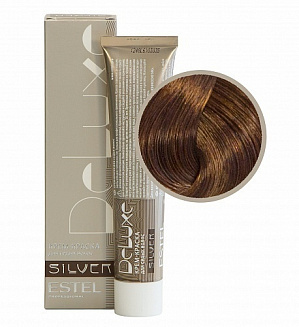 Estel Professional 6/4 крем-краска  Deluxe silver, темно-русый медный 60 мл