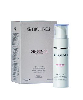 CC Cream Colour Corrector Pentapeptide Корректирующий цвет СС крем с пентапептидами SPF 30 (30 мл) De-sense