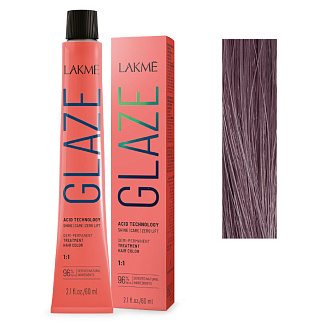 Краска для волос Lakme Glaze 9/12 GreyLilac, полуперманентная, без аммиака, серо-сиреневый, 60 мл