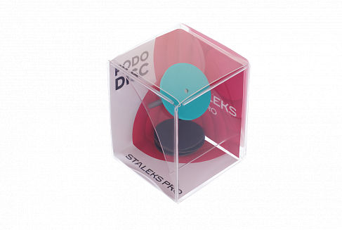 Диск педикюрный пластиковый PODODISC STALEKS PRO М в комплекте с сменным файлом 180 грит 5 шт (20 мм